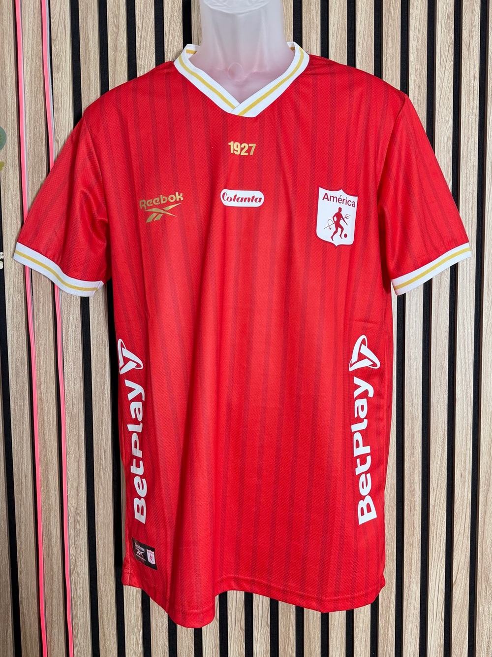 AMÉRICA 👹DE CALI ❤️Soccer T-shirt Jersey 2026 vers. Fit M Camiseta Diablos Rojos